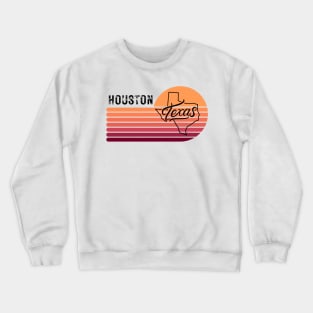 Vintage Texas Houston Souvenir Crewneck Sweatshirt